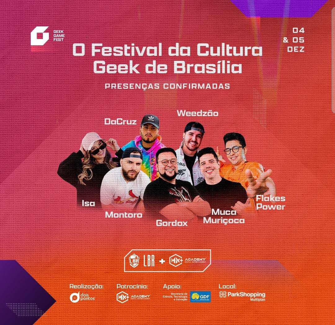 Evento geek traz games, ludoteca, k-pop, cosplay e rs ao DF, O que  fazer no Distrito Federal